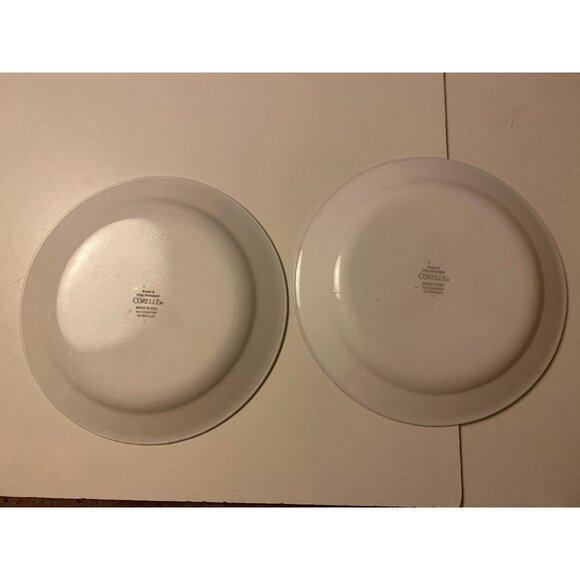 Corelle Outer Banks Lighthouse Dessert Plates Set 2 USA Salad Bread Retired - Picture 4 of 9